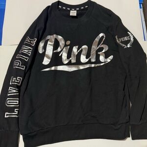 PINK Victoria's Secret Black Sweatshirt